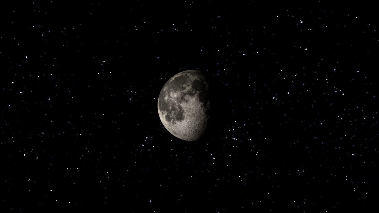 SATELLITE---MOON 8K Low-poly 3D model_19