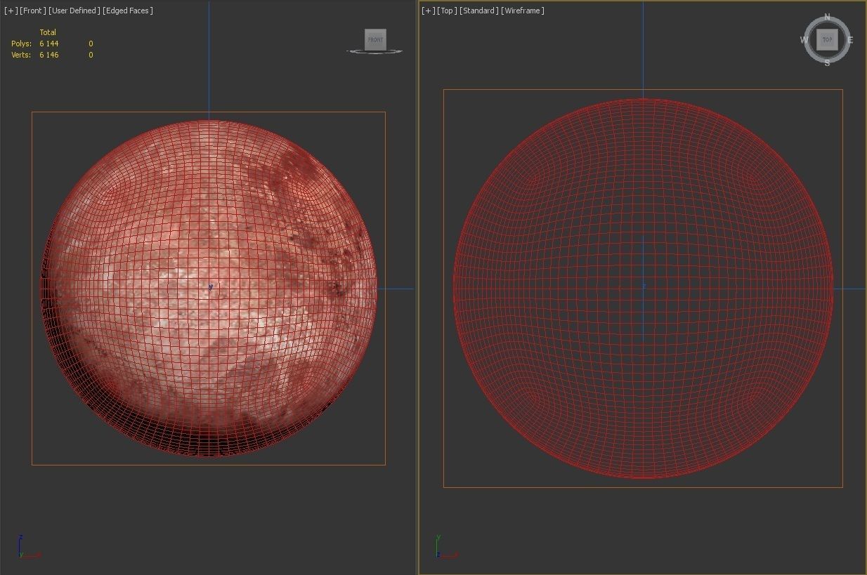 DWARF PLANET---MAKEMAKE 4K Low-poly 3D model_3