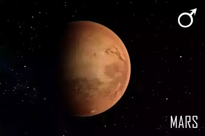 PLANET---MARS 8K Low-poly 3D model