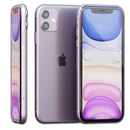 Apple iPhone 11 Low-poly 3D model