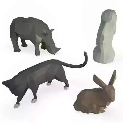 Sculpture Smalls Animals Marokka