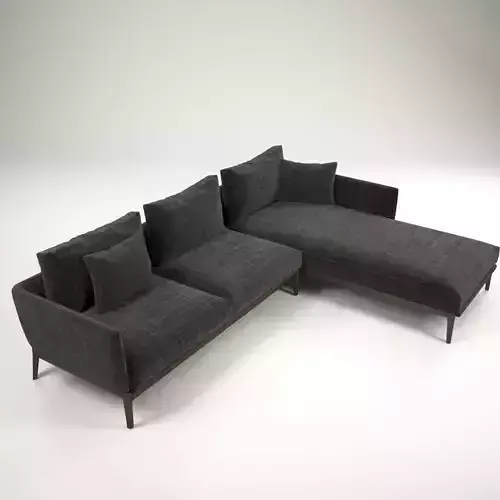 Manchester corner sofa 3D model