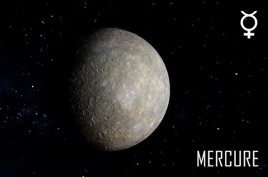 3D model PLANET---MERCURE 8K VR / AR / low-poly rigged animated | CGTrader