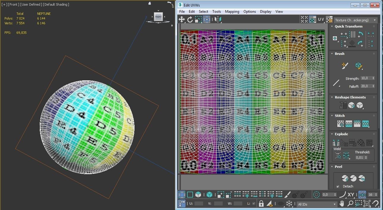 PLANET---NEPTUNE 2K Low-poly 3D model_4