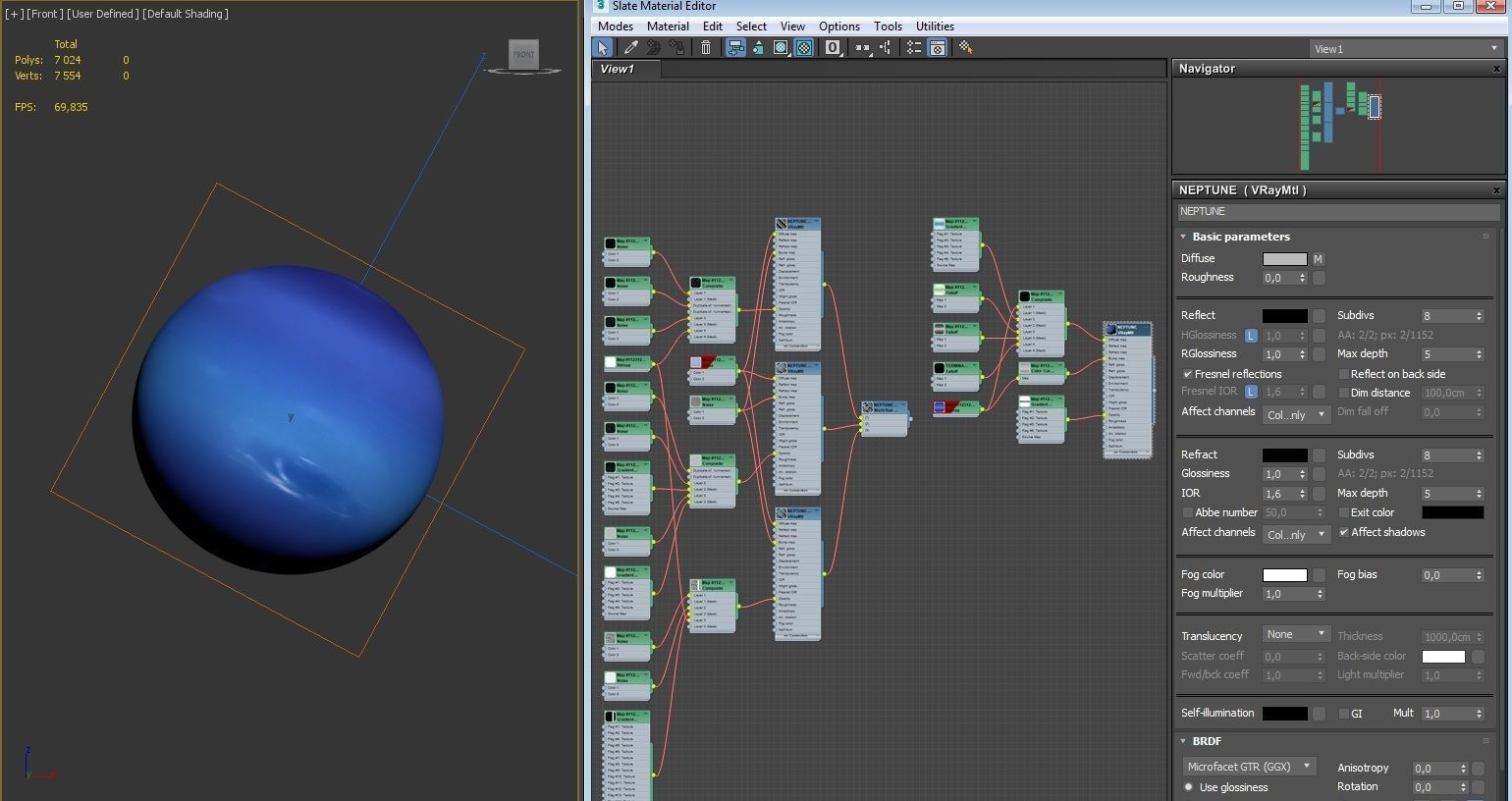 PLANET---NEPTUNE 2K Low-poly 3D model_3