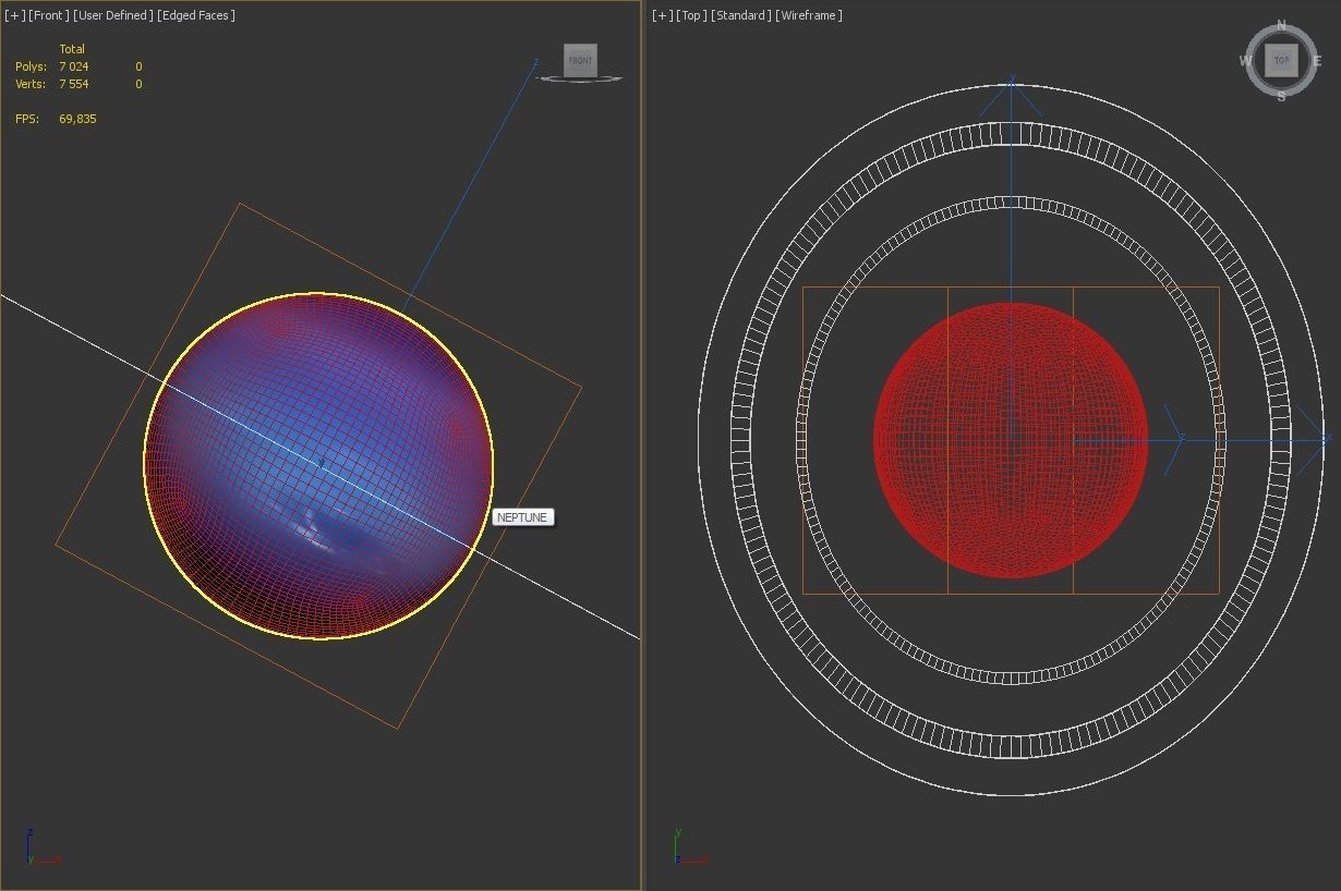 PLANET---NEPTUNE 2K Low-poly 3D model_2