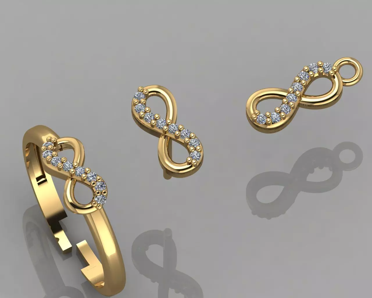 GC GOLD CM029- Diamond set 3D print model_0