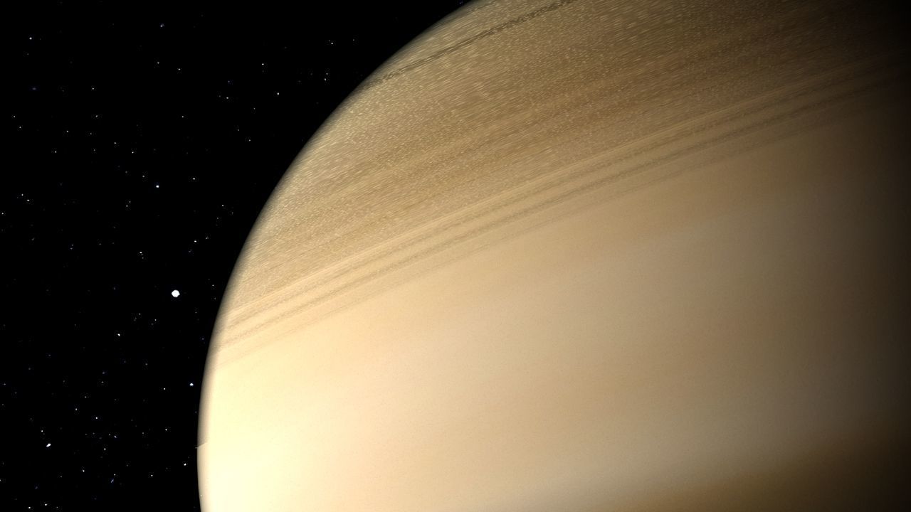 PLANET---SATURNE 4K planet saturn Low-poly 3D model_12