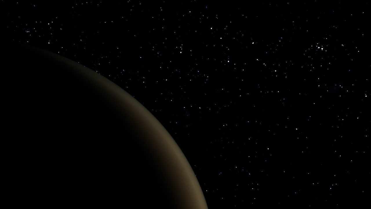 PLANET---SATURNE 4K planet saturn Low-poly 3D model_24