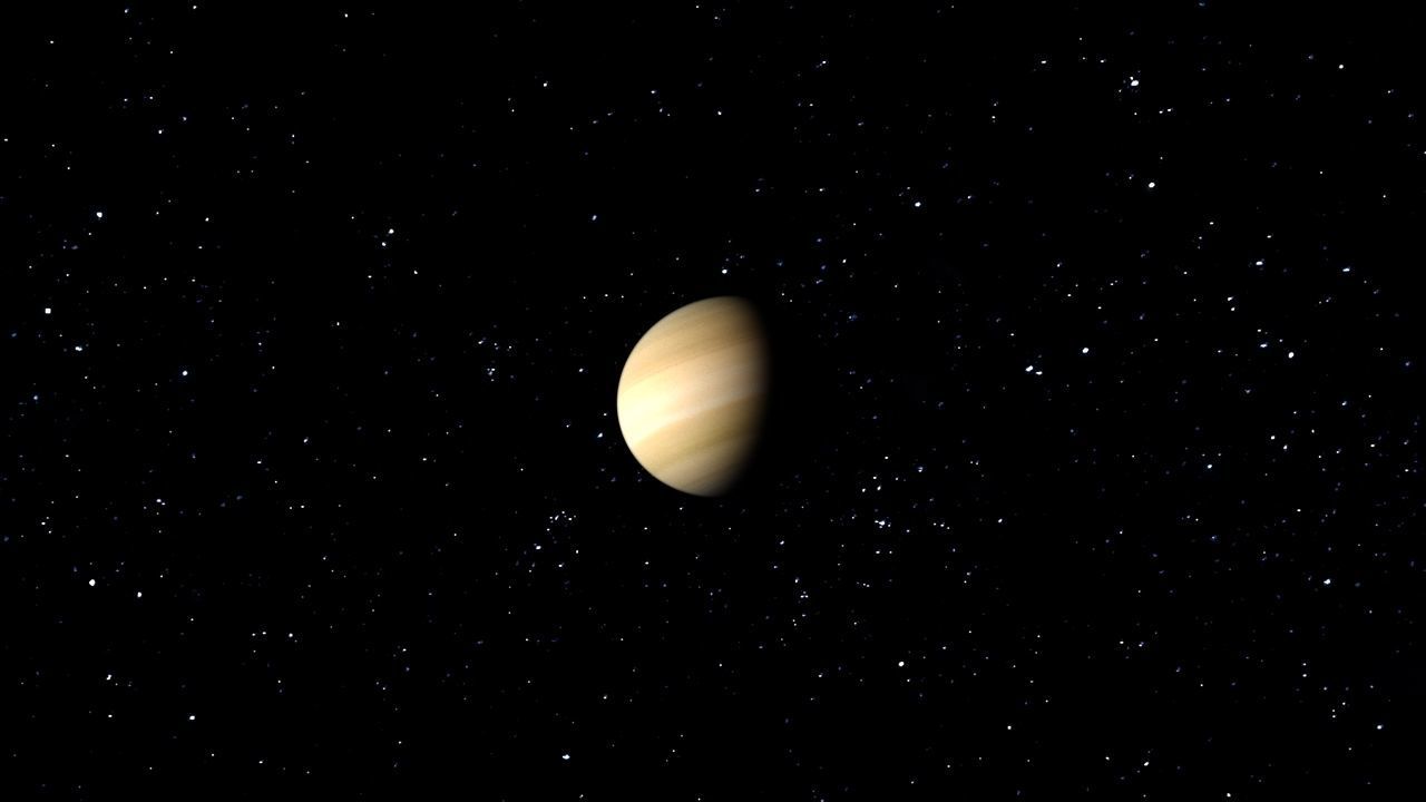 PLANET---SATURNE 4K planet saturn Low-poly 3D model_15