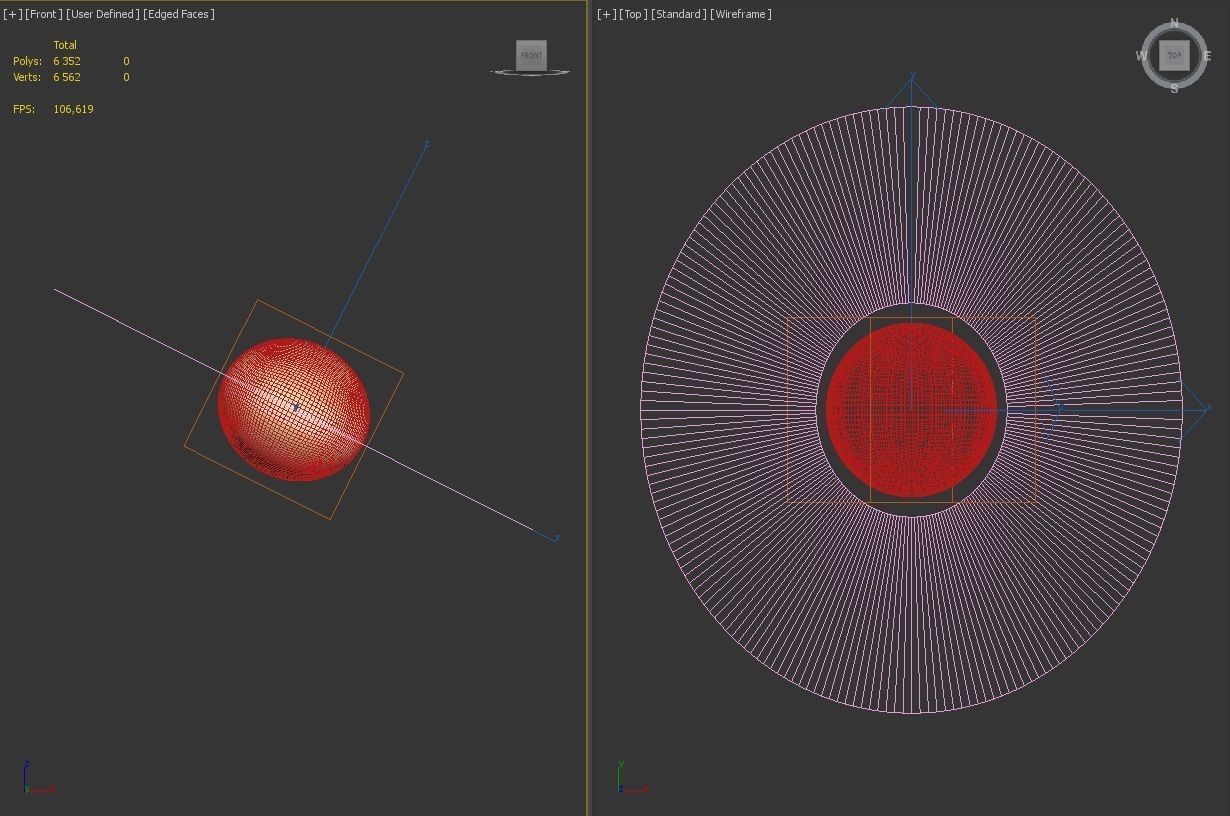 PLANET---SATURNE 4K planet saturn Low-poly 3D model_3