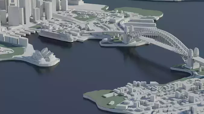 Sydney 3D City 3D model