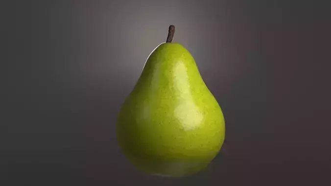 Pear Low-poly 3D model