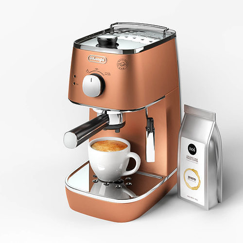 DeLonghi Distinta ECI 341 CP Coffee Machine 3D model
