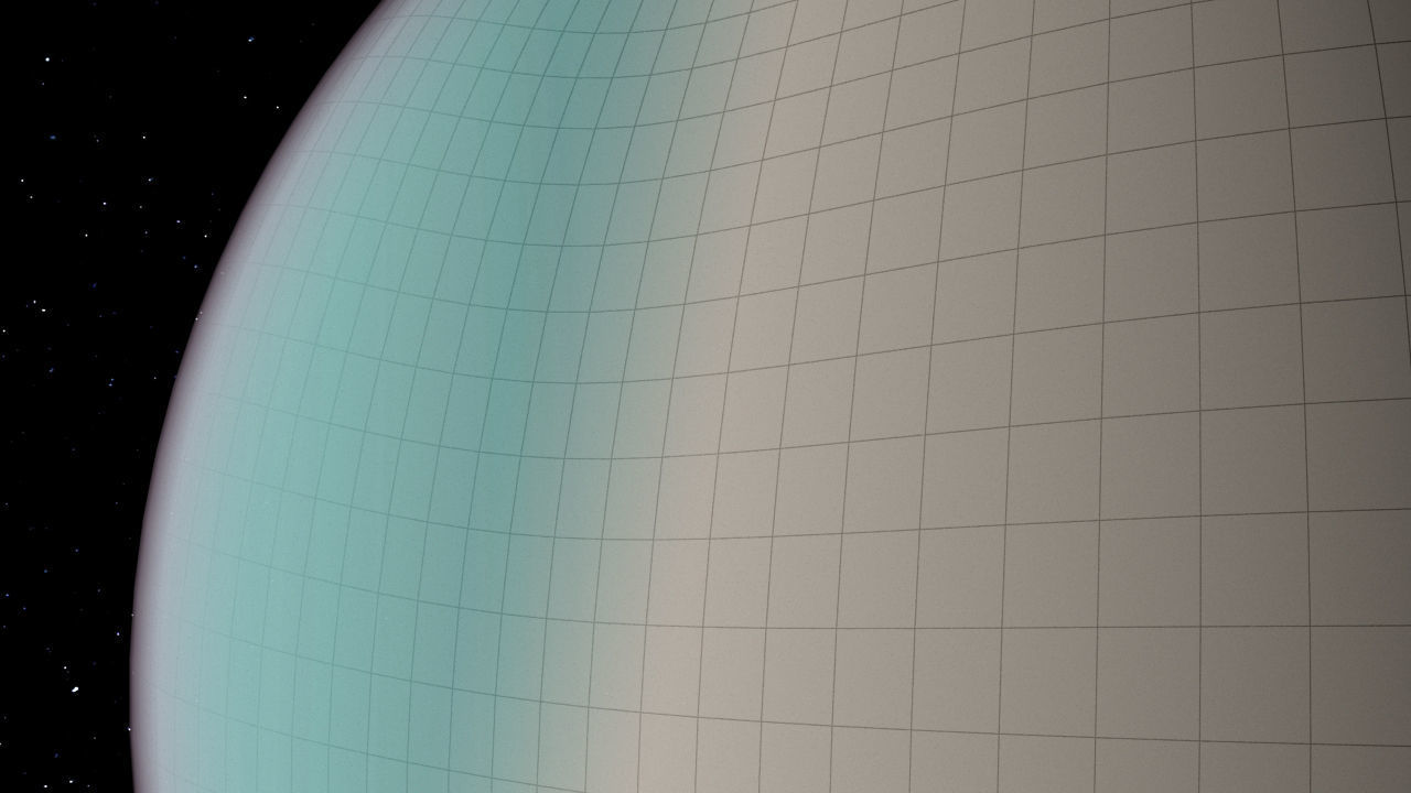 PLANET---URANUS 2K Low-poly 3D model_2