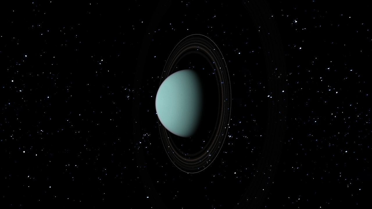 PLANET---URANUS 2K Low-poly 3D model_16