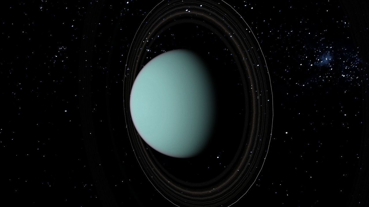 PLANET---URANUS 2K Low-poly 3D model_8