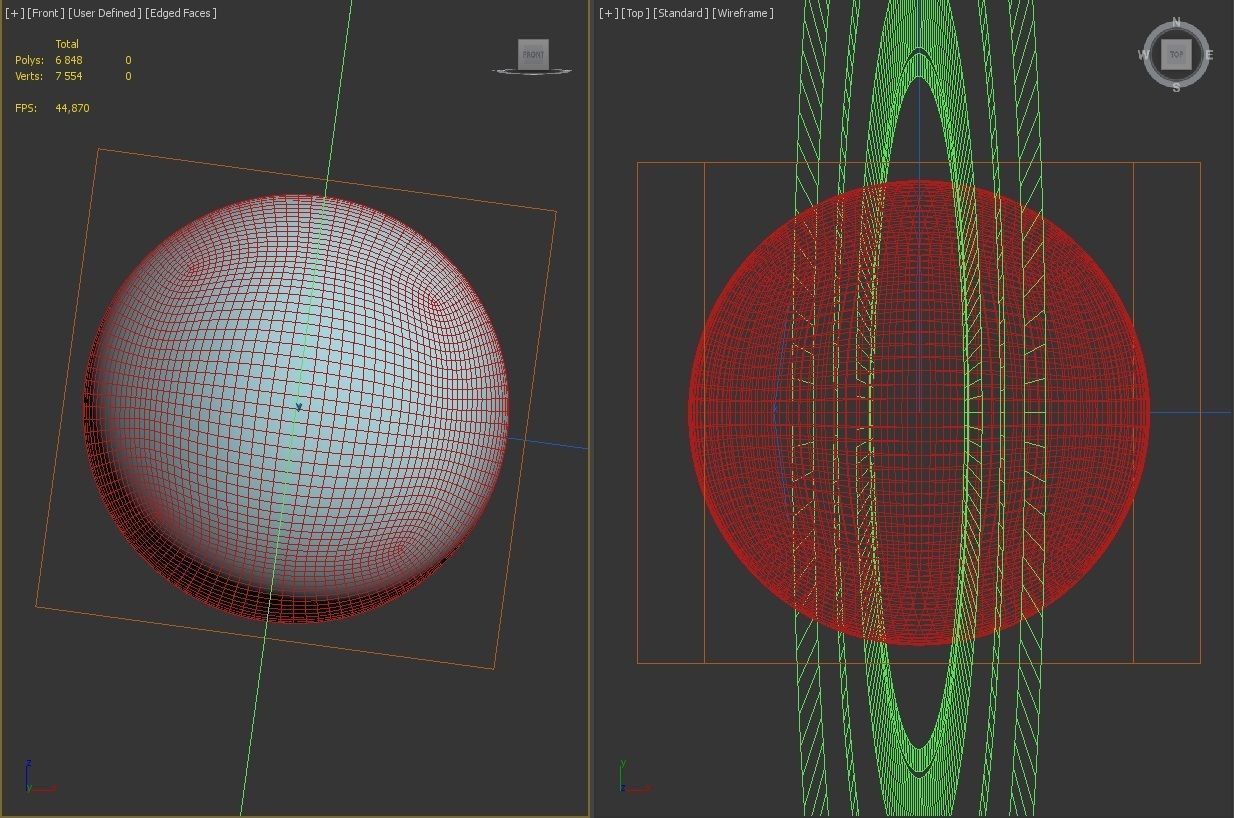PLANET---URANUS 2K Low-poly 3D model_3