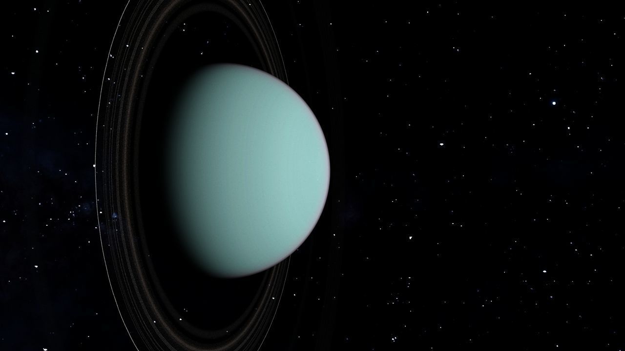PLANET---URANUS 2K Low-poly 3D model_36