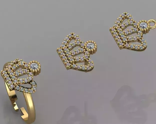 GC GOLD CM036- Diamond set 