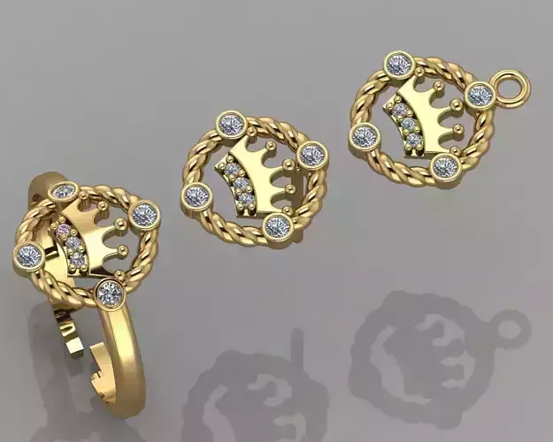 GC GOLD CM037- Diamond set 