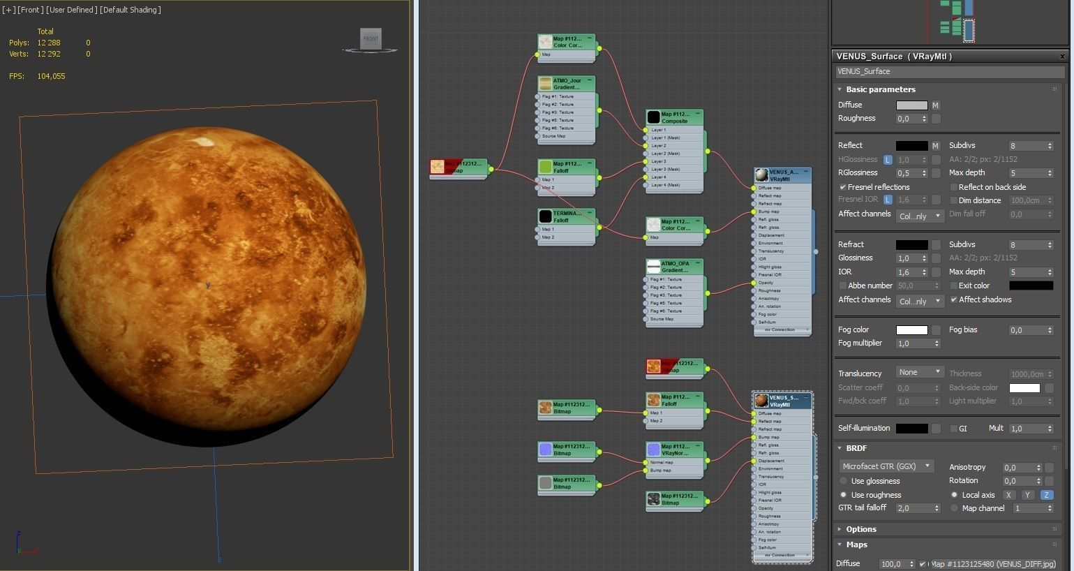 PLANET---VENUS 8K Low-poly 3D model_5