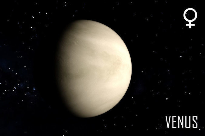 PLANET---VENUS 8K Low-poly 3D model