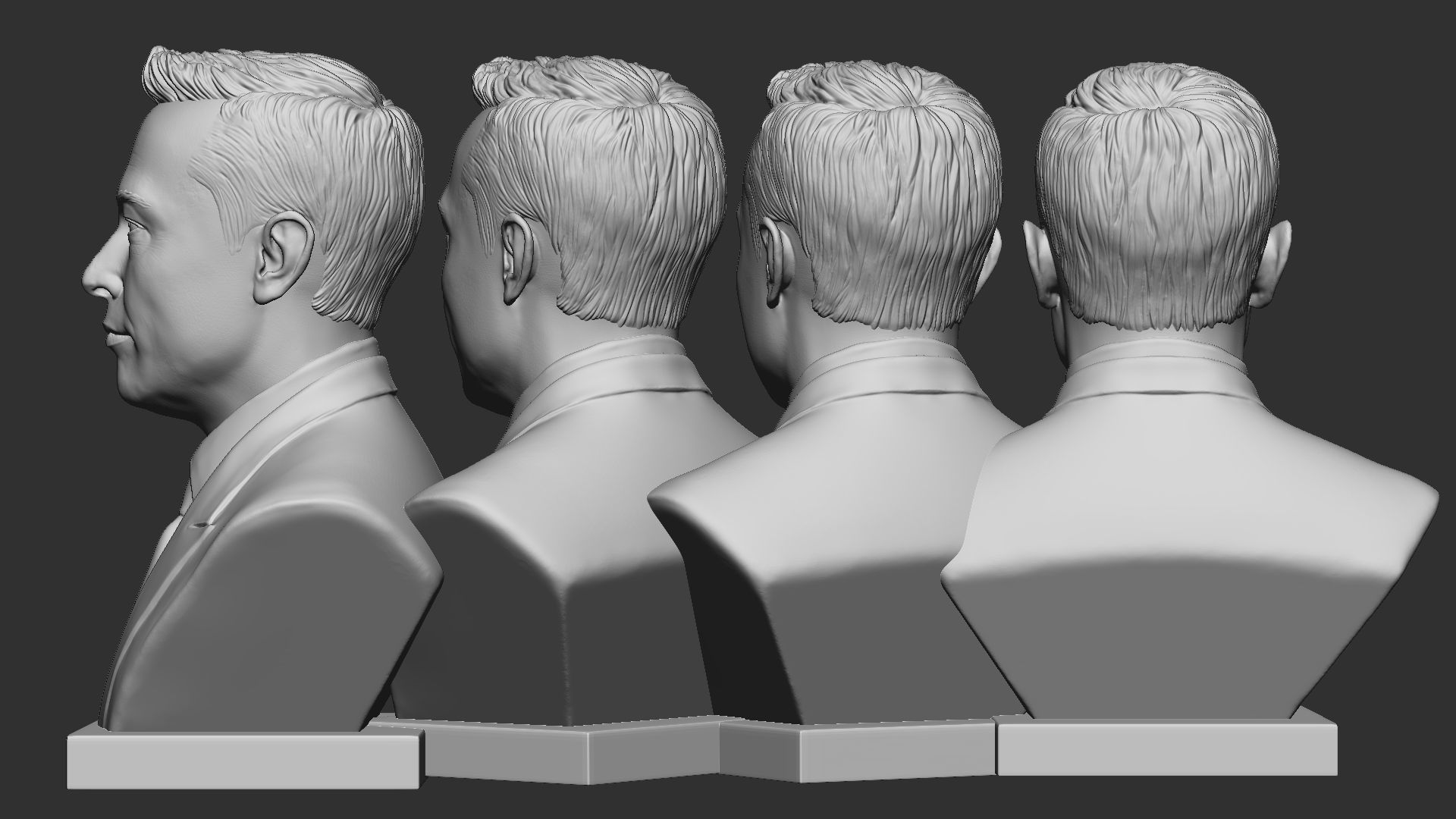 Elon Musk bust 3D print model_11