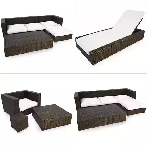 Cube Resin Outdoor Furniture