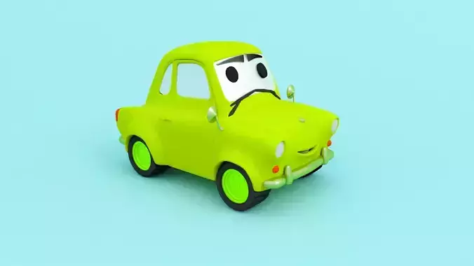 Car cartoon impersonal 