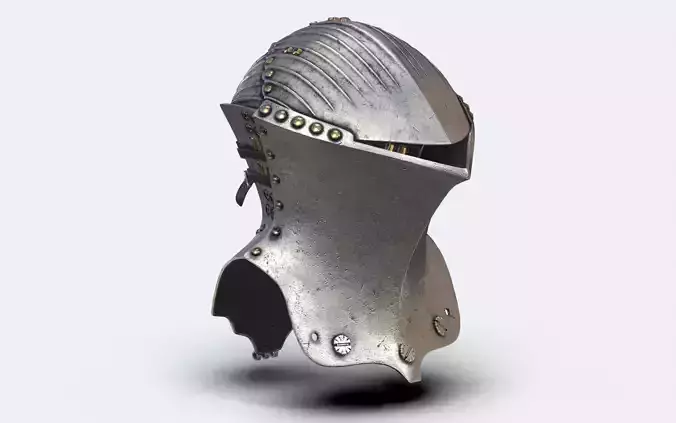 Joust Helm Low-poly 3D model