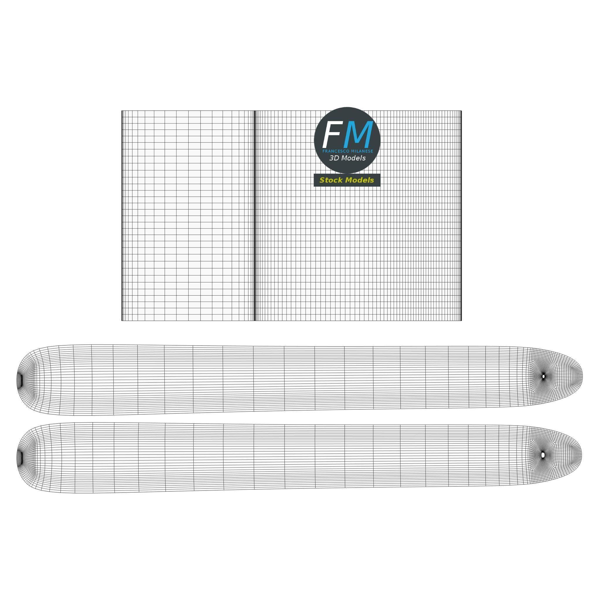 Gong with mallet 3D model_13