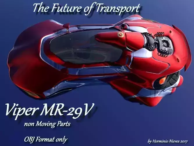Viper MR-29 Flying car 3D model