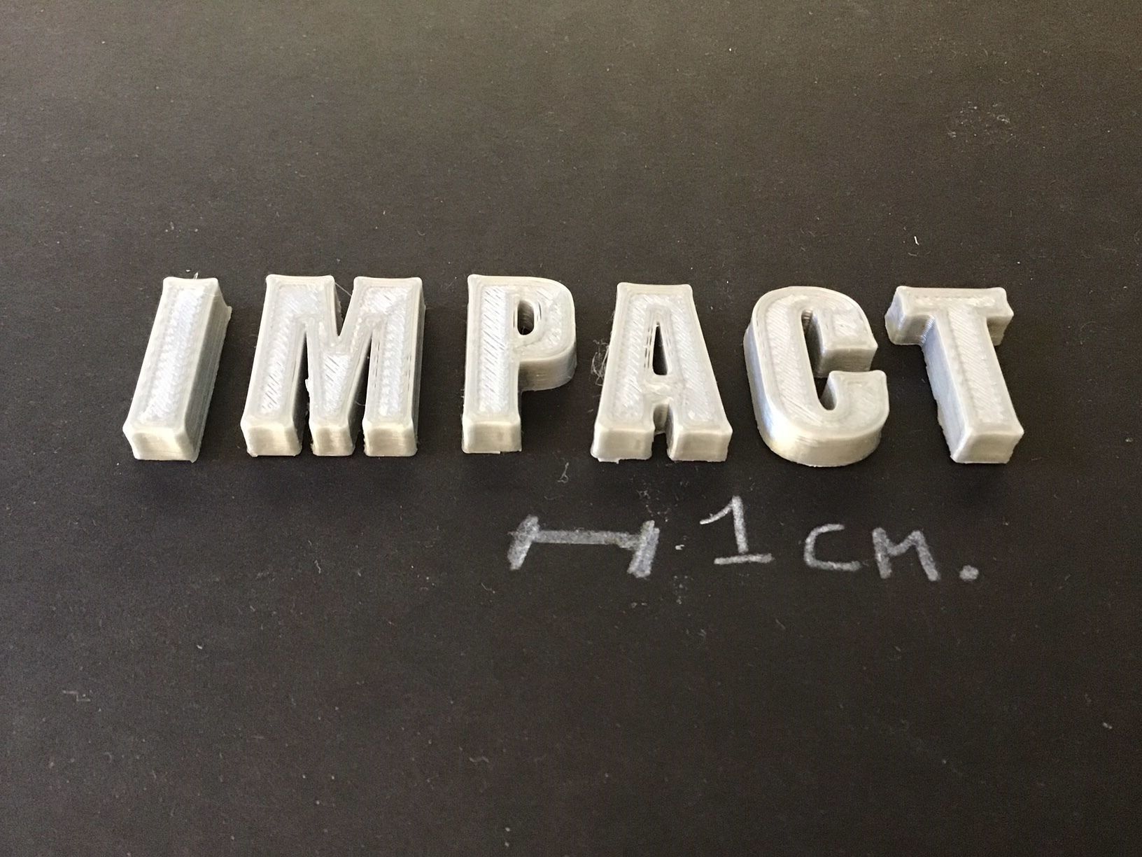 IMPACT font uppercase and lowercase 3D Letters STL FILE 3D print model_3
