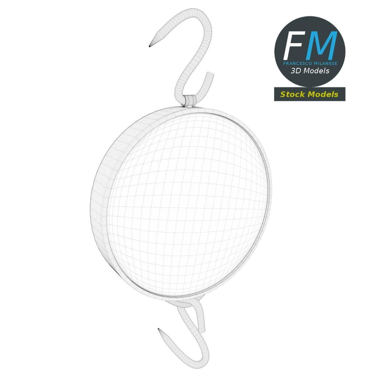 Hanging weighing scale 3D model_7