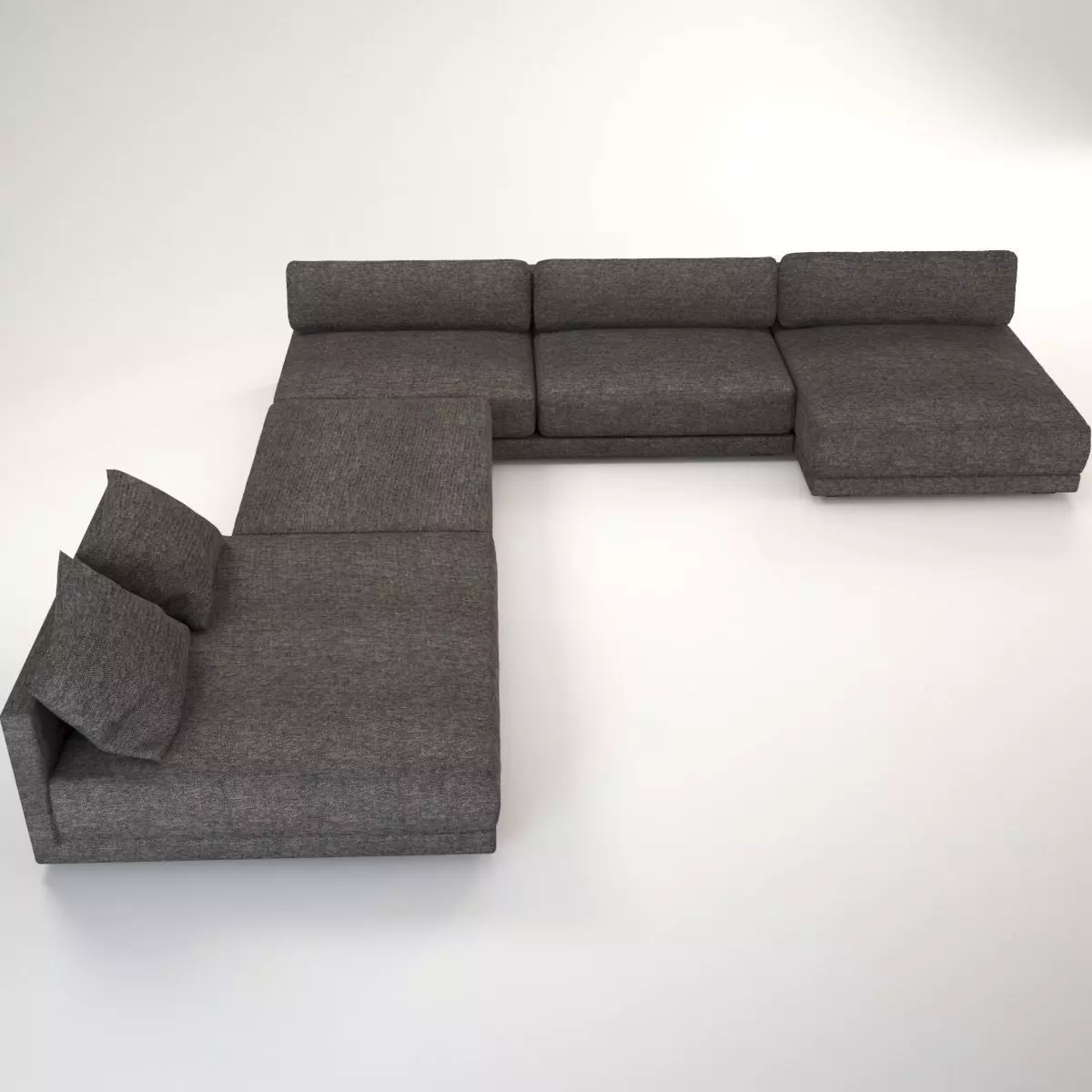 Maximus sofa corner 3D model_0