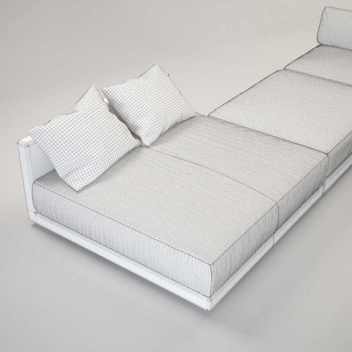 Maximus sofa corner 3D model_6