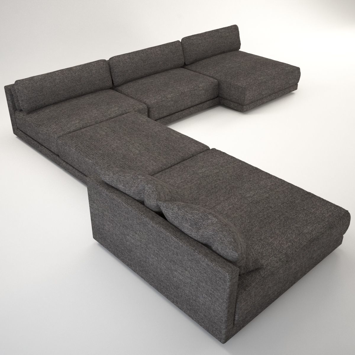 Maximus sofa corner 3D model_3