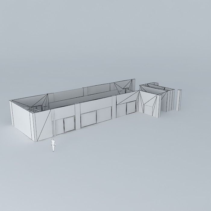 Cafe Bar Free 3D model_3