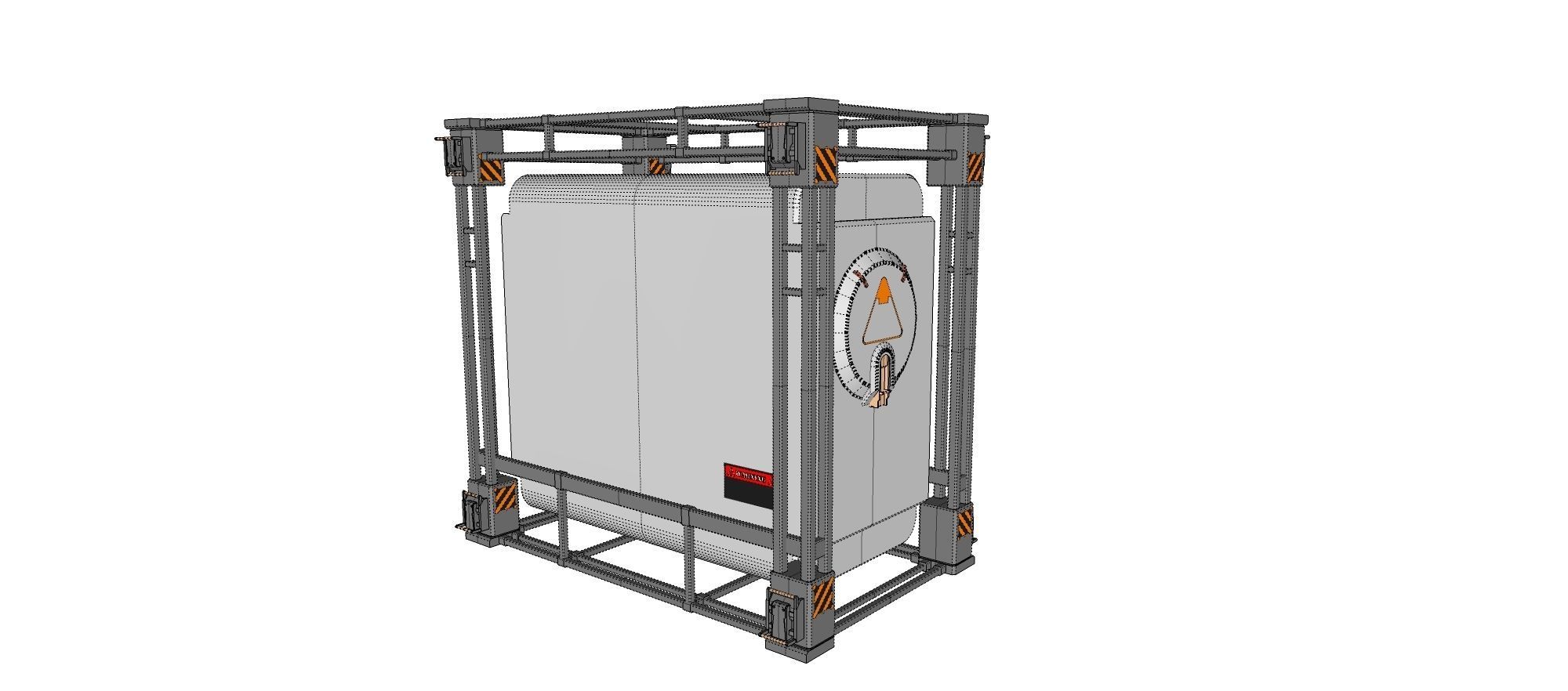 sci-fi Architecture kitbash 7 3D model_27