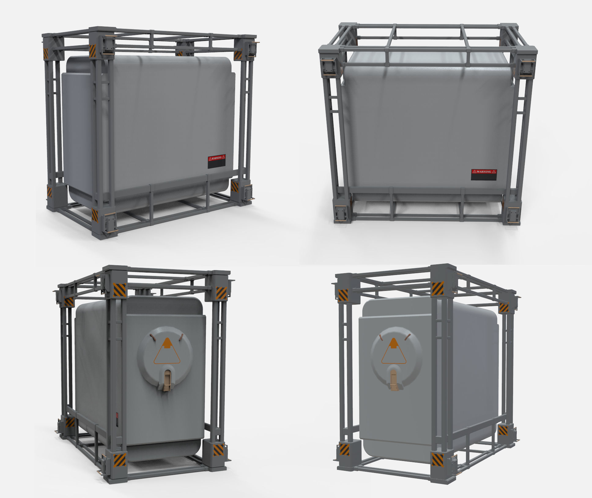 sci-fi Architecture kitbash 7 3D model_16