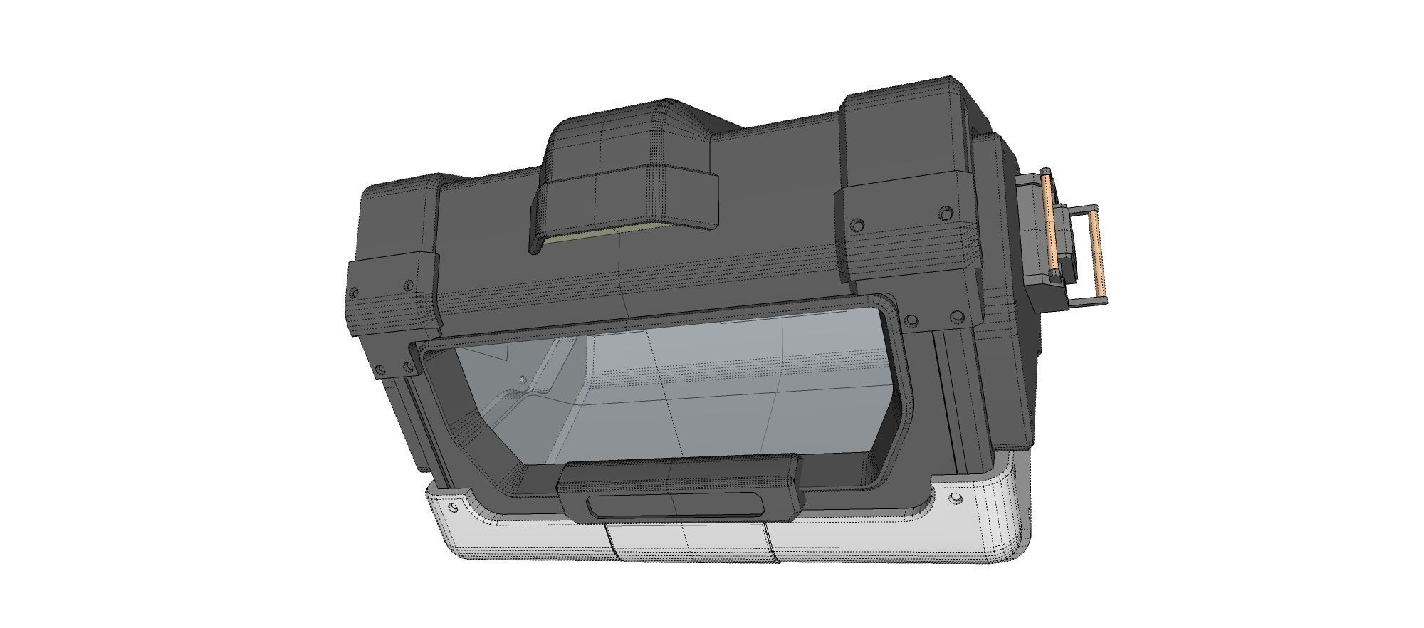 sci-fi Architecture kitbash 7 3D model_26