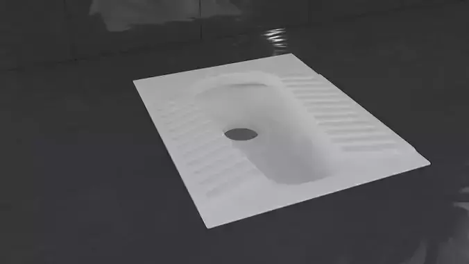 Squat Toilet Alaturka Closet 3D model
