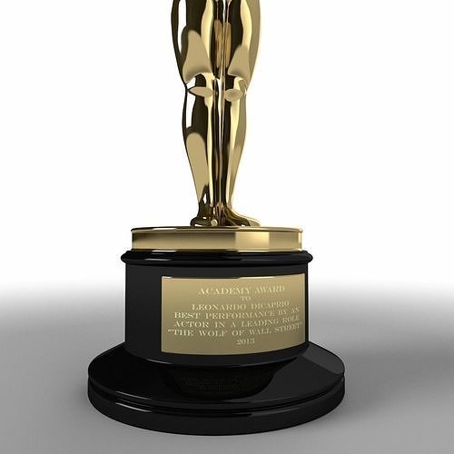 Oscar Award 3D model