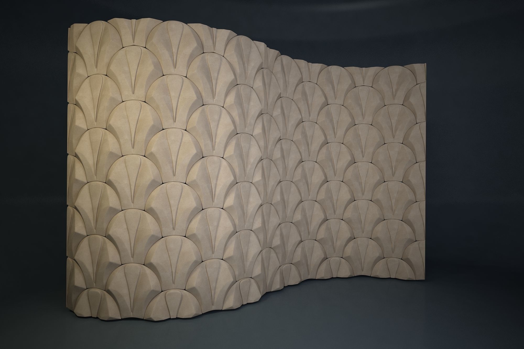 06 VIGELAND WALL PATTERN Low-poly 3D model_2