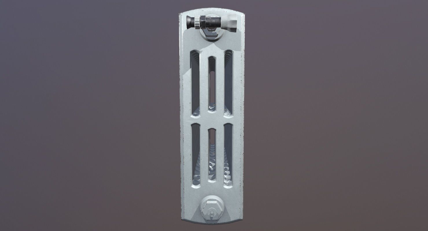 Heat Radiator Game Ready Low-poly 3D model_6