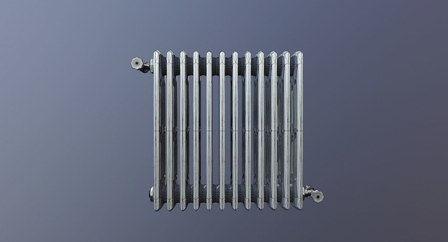 Heat Radiator Game Ready Low-poly 3D model_16