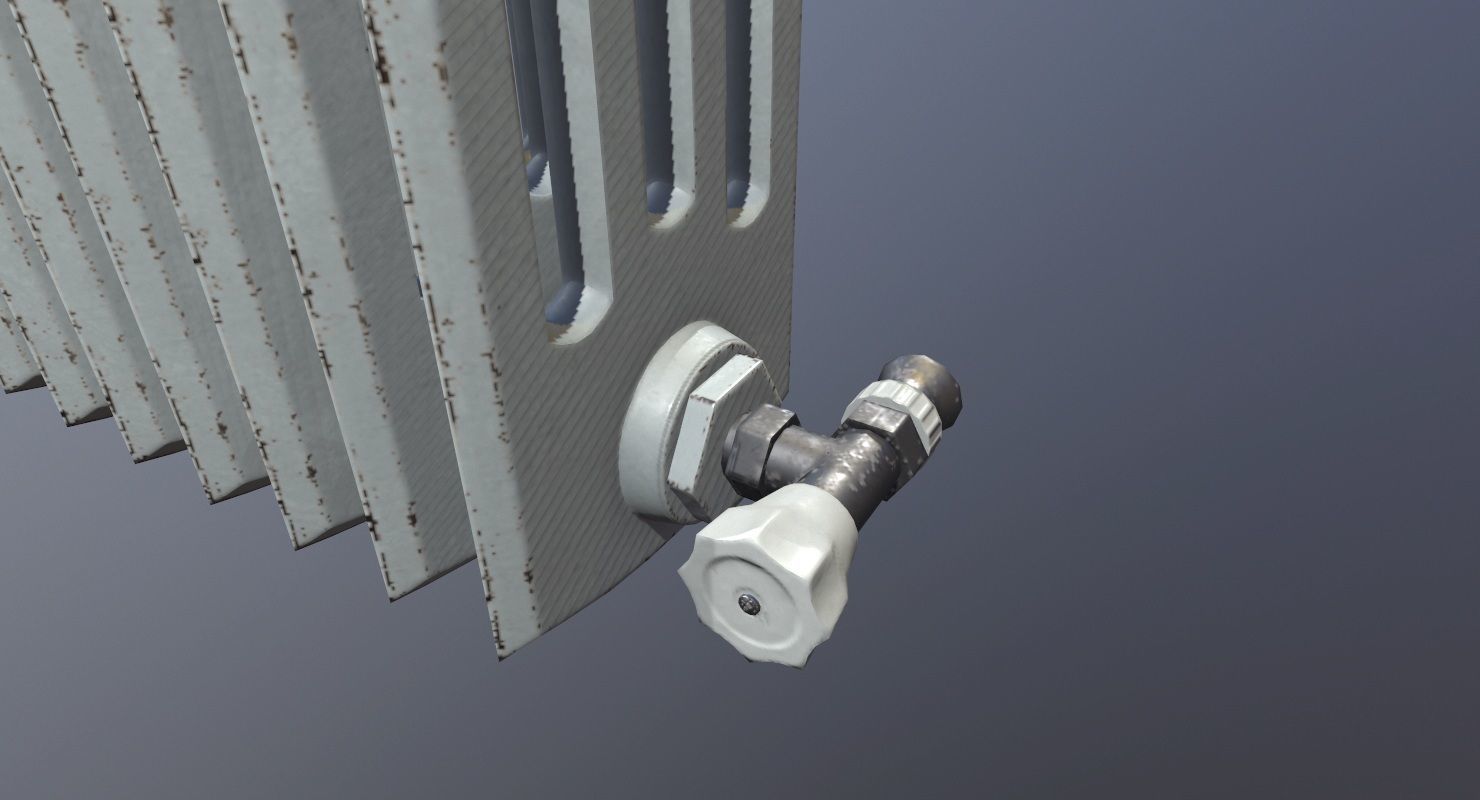 Heat Radiator Game Ready Low-poly 3D model_8