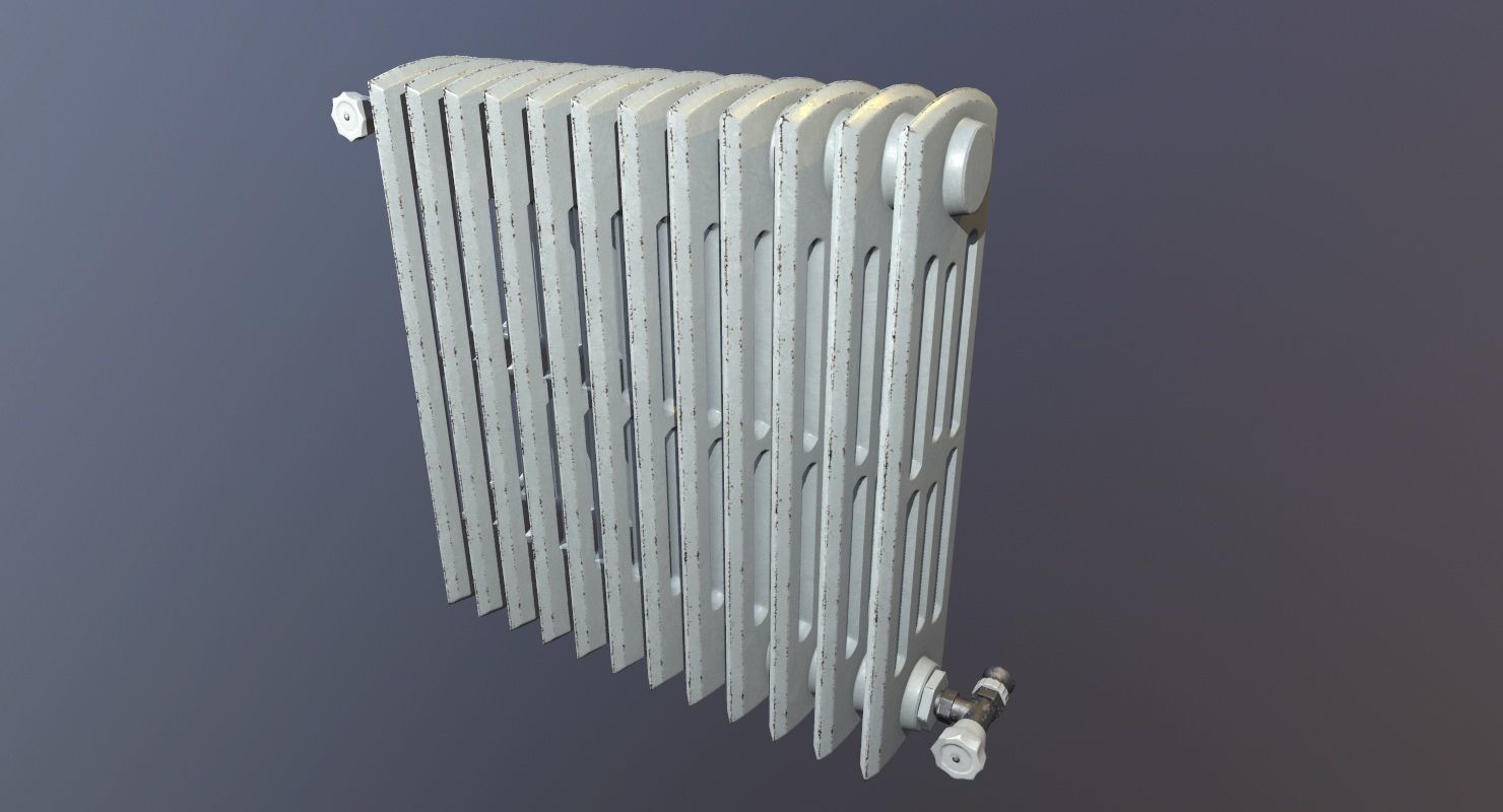 Heat Radiator Game Ready Low-poly 3D model_1