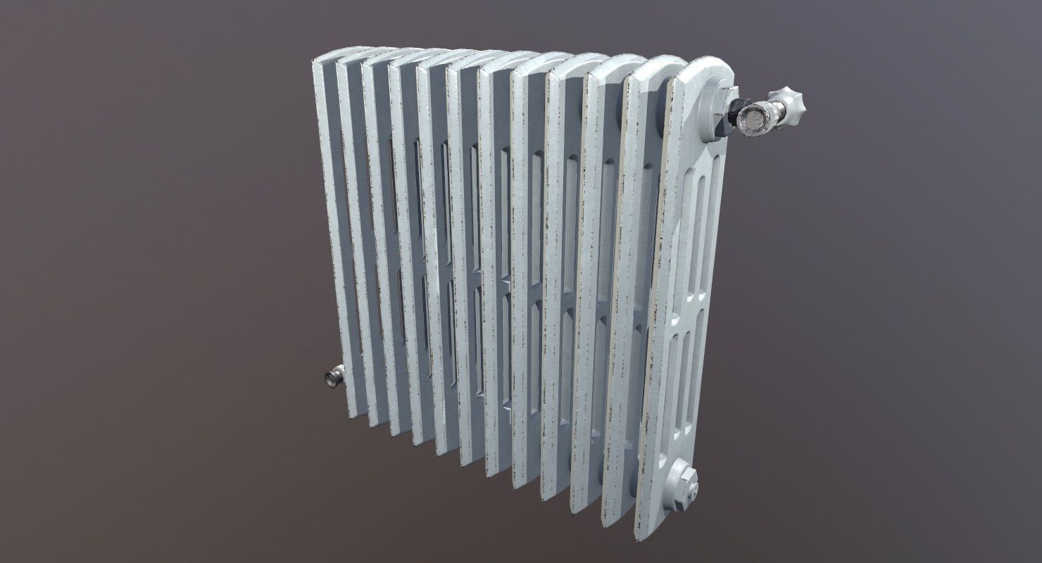 Heat Radiator Game Ready Low-poly 3D model_3